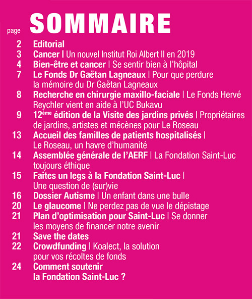 Sommaire L'Echos n°29
